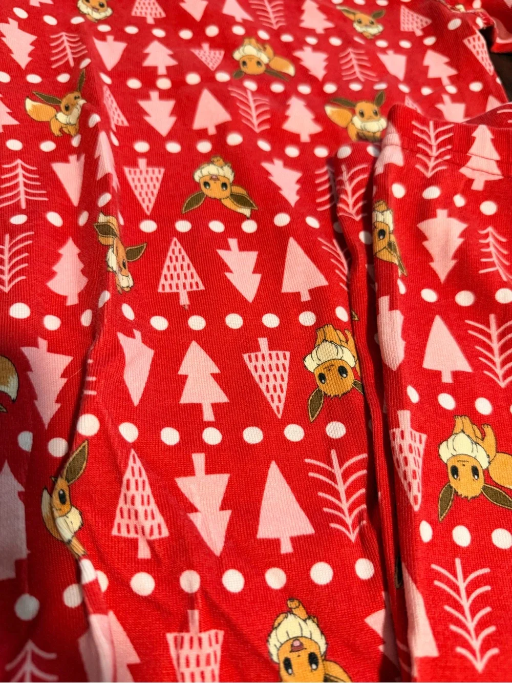 Hanna Andersson Red Reindeer & Tree Holiday Pajama Set